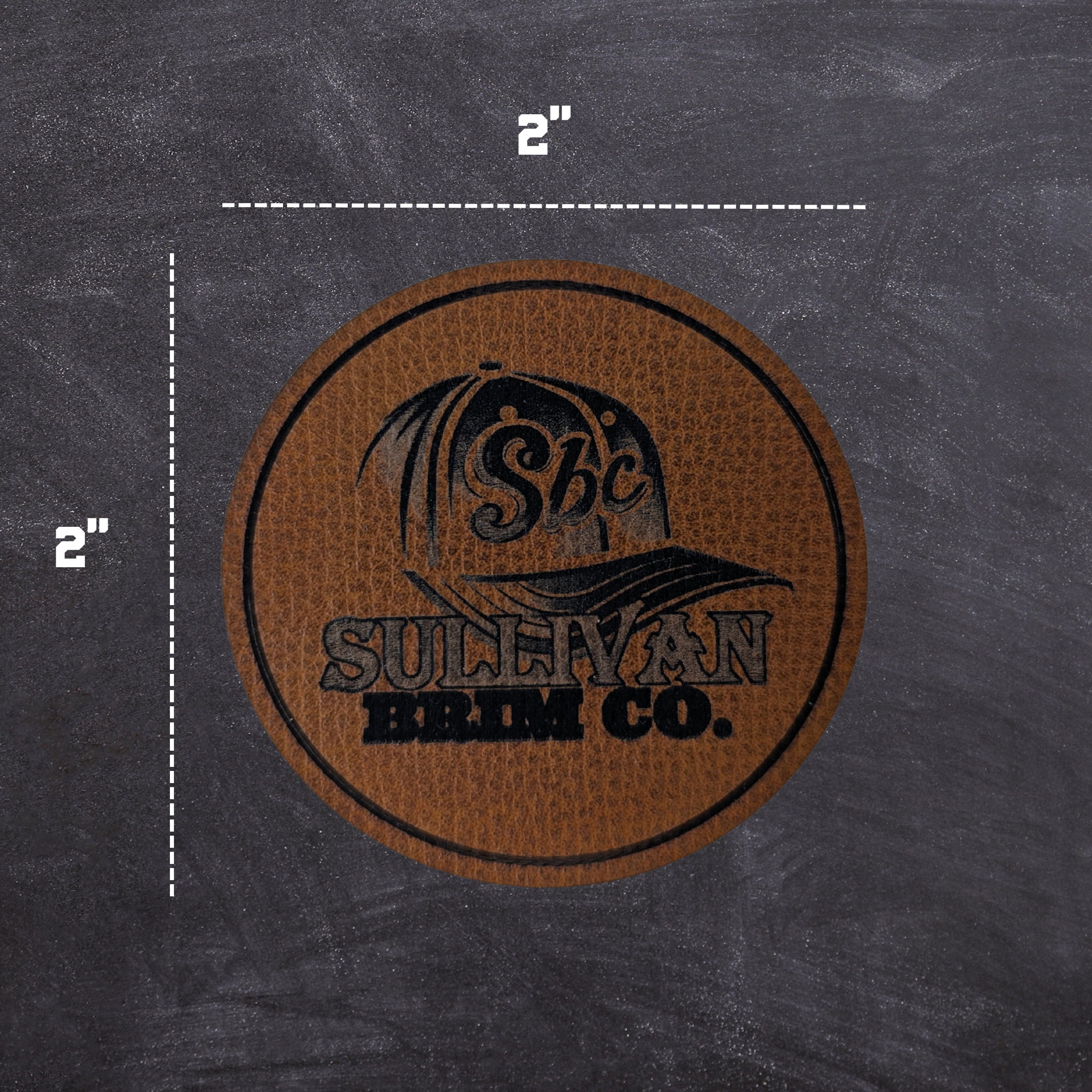 Custom 2" Leatherette Patches