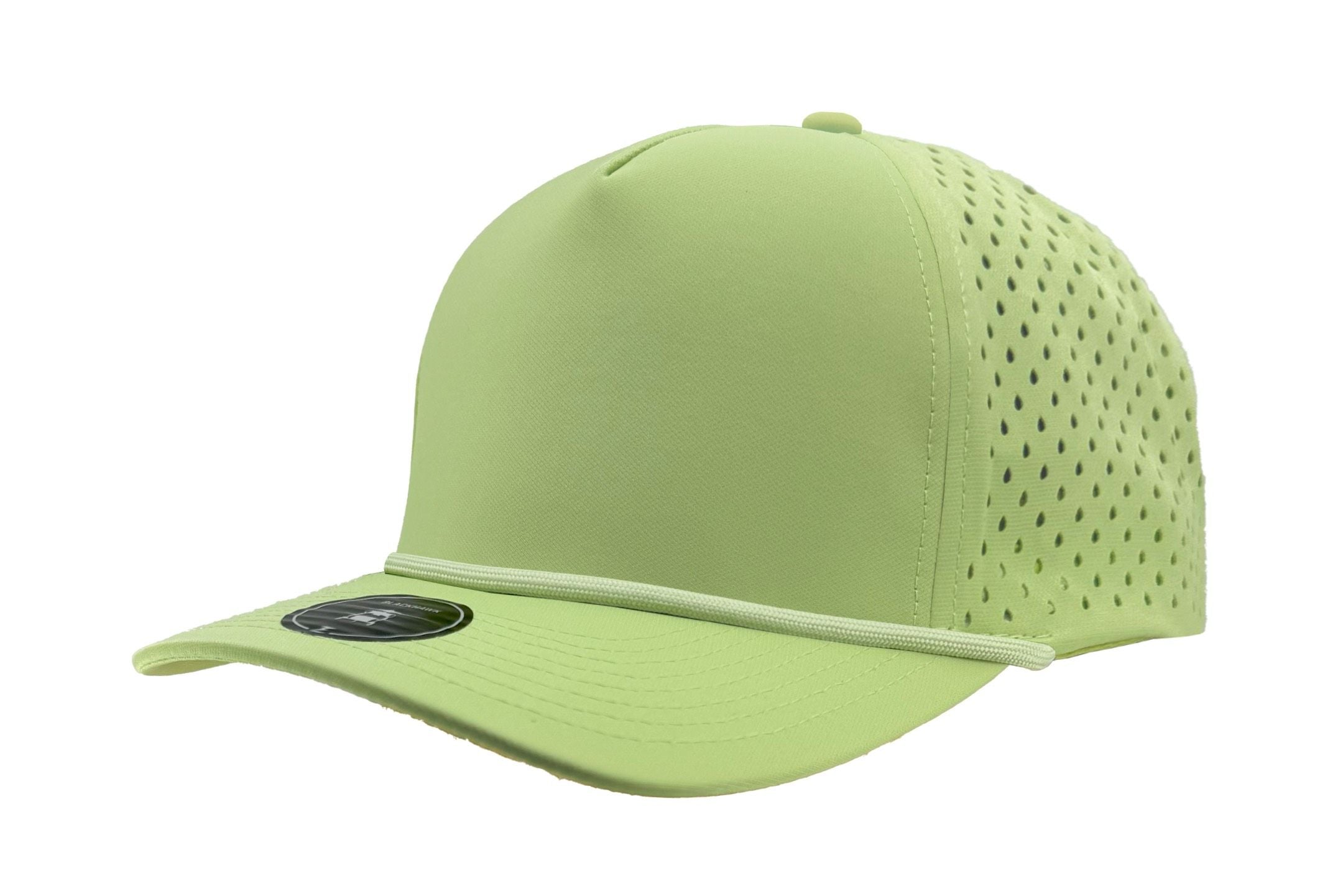 Customized ZAPPED HEADWEAR - 5 Panel Medium Profile Snapback w/ Rope - BLACKHAWK R+