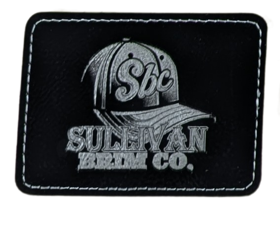 Laser Etched Leather Patches