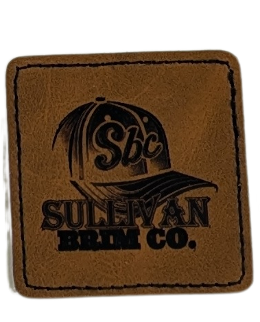 Laser Etched Leather Patches