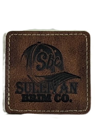 Laser Etched Leather Patches