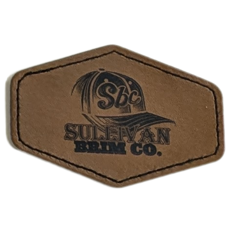 Laser Etched Leather Patches