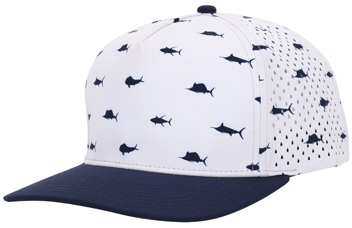 1010 - 5-Panel Dryfit Performance Cap - 615 - Offshore Navy / Navy