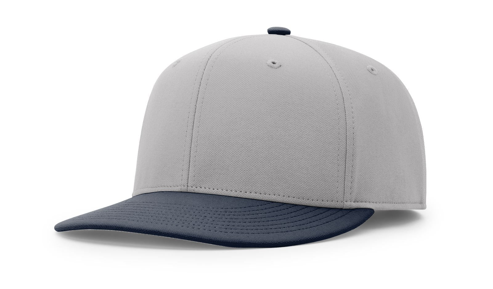 Customized Richardson 675 Score R-Flex Snapback Hat - Grey/Navy / MD-LG