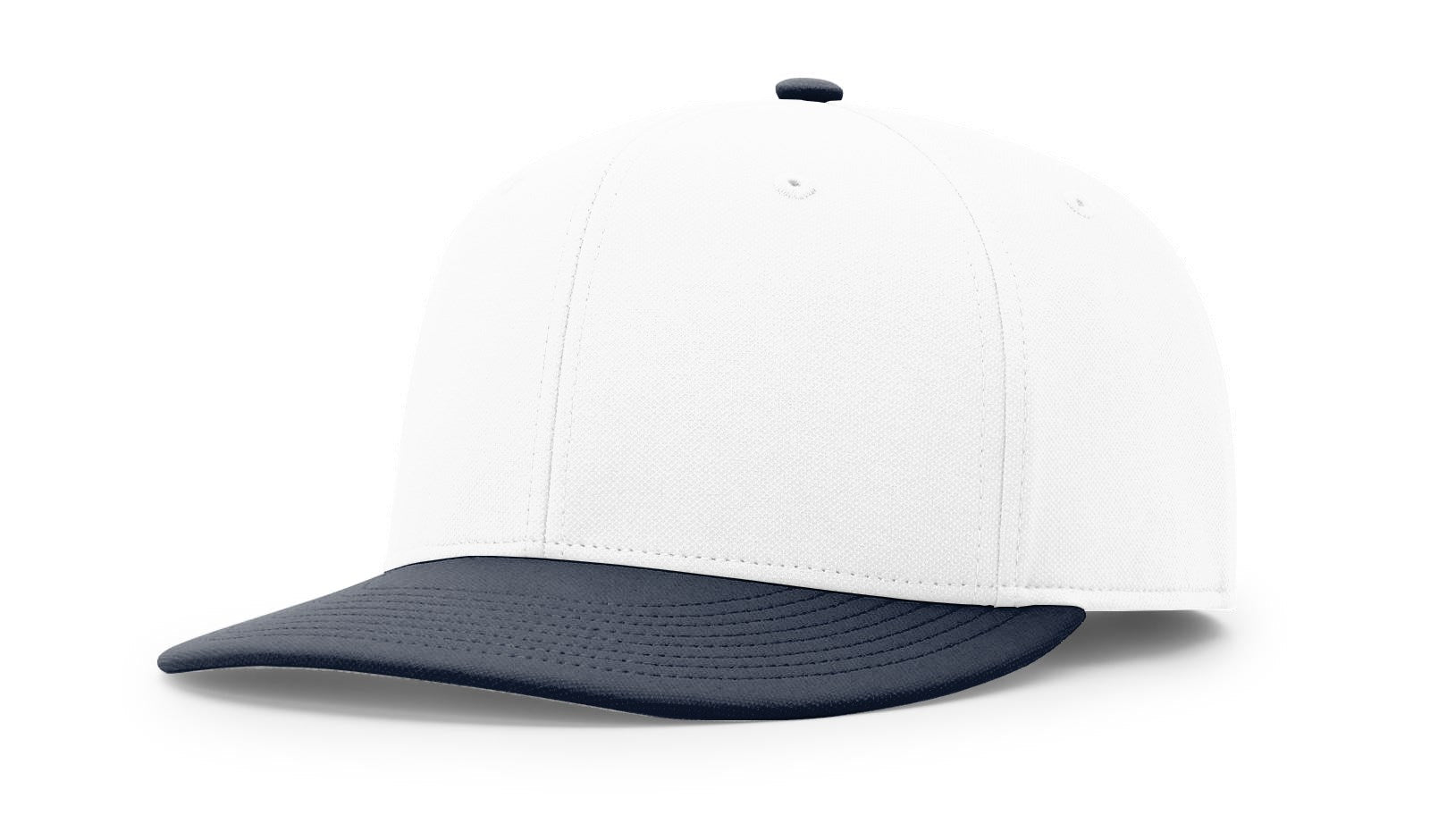 Customized Richardson 675 Score R-Flex Snapback Hat - White/Red / MD-LG