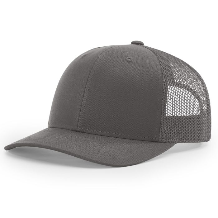 Richardson 112 - Six Panel Trucker - CHARCOAL
