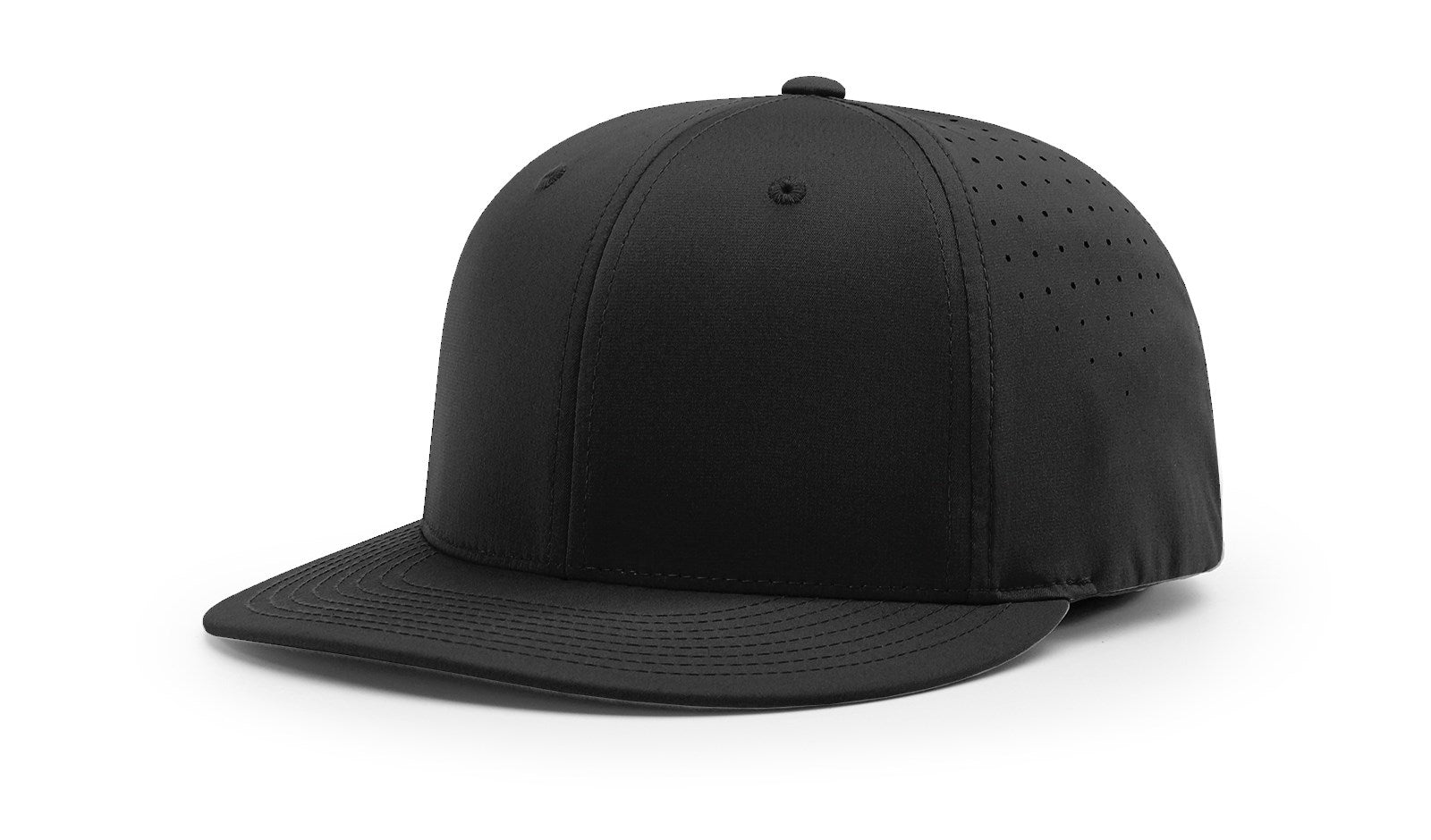 Richardson PTS30 - Lite R-Flex Cap - Solid Colors - Black / LG-XL