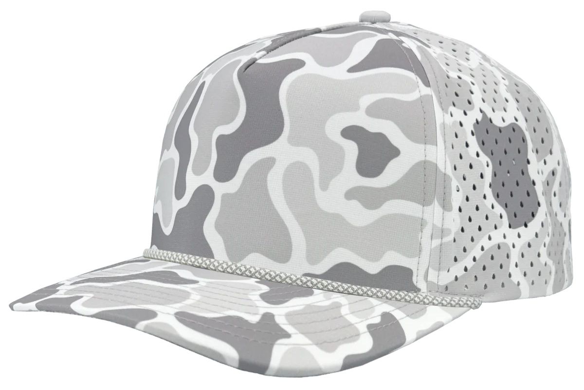 Customized ZAPPED HEADWEAR - 5 Panel Medium Profile Snapback w/ Rope - BLACKHAWK R+