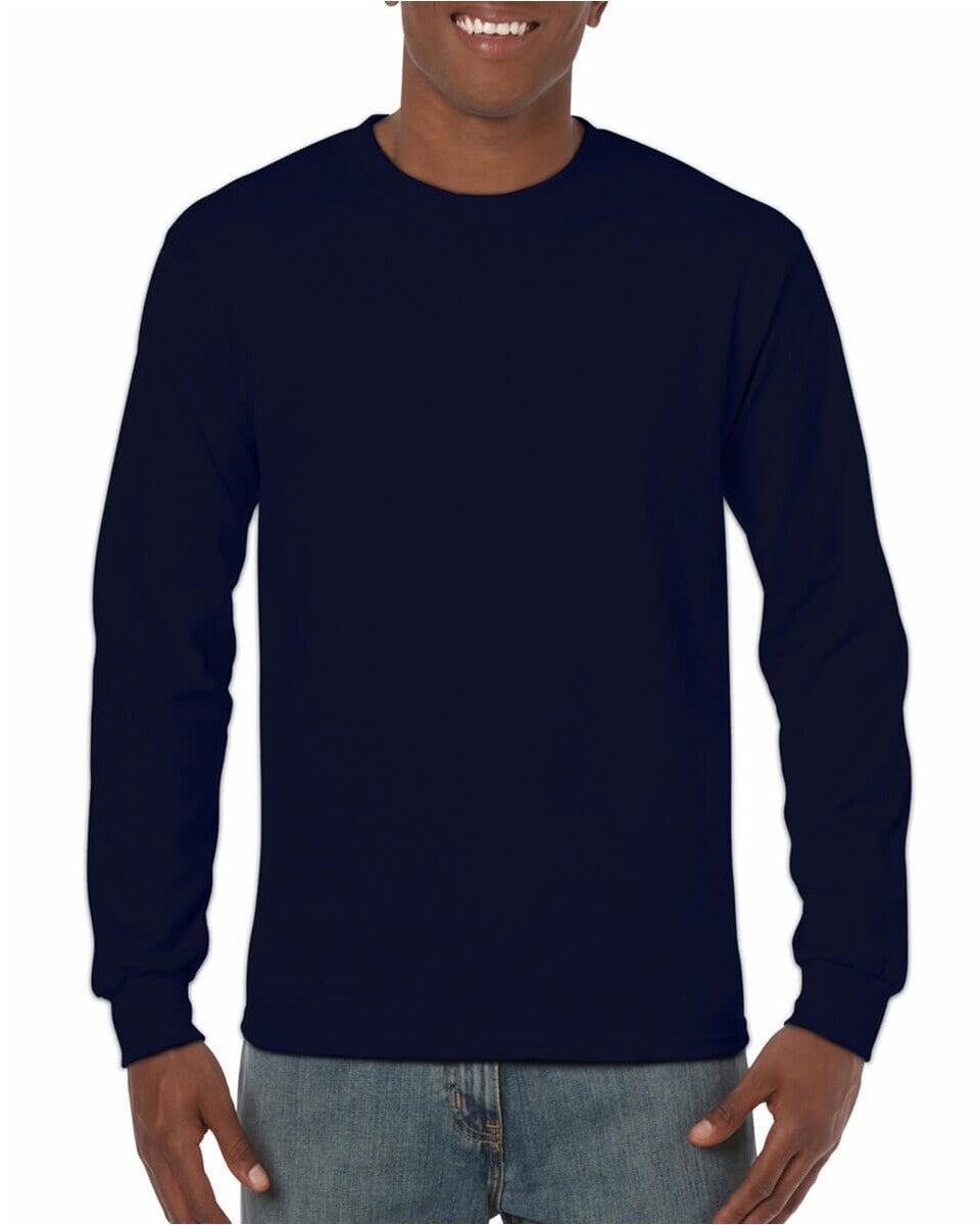 Gildan 5400 Heavy Cotton Long Sleeve T-Shirt - Navy / S