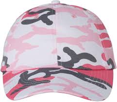 Custom Valucap VC300A Dad Hat – Personalized Unstructured Cap - pink-camo