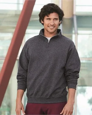 Jerzees 995M NuBlend Quarter-Zip Fleece Pullover