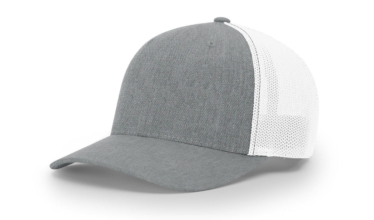 Customized Richardson 110 FlexFit - HEATHER GREY/WHITE / L/XL