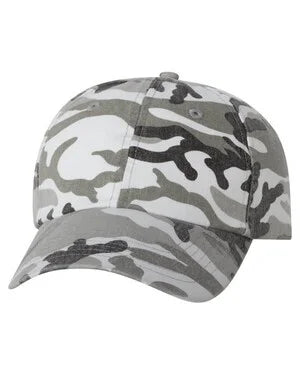 Custom Valucap VC300A Dad Hat – Personalized Unstructured Cap - grey-camo
